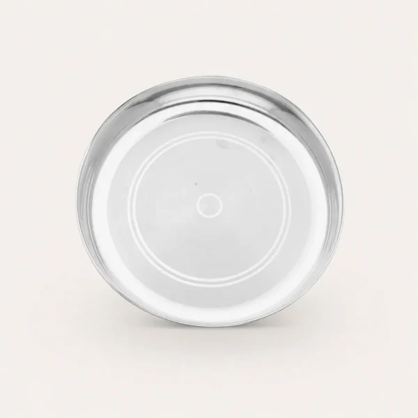 100gm Silver Thali in fine 999 Silver by Sakhi Jewellers - Front View