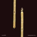 Box lock men's Gold Bracelet in 22K 916 Gold