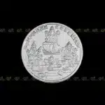 10gm Silver Coin | Laxmi, Ganesha and Saraswati with Shree Yantra | Fine 999 Silver - Image 3