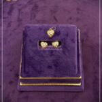 Heart Shape Pendant Set with Center Stone – 9KT Gold Ultra Lightweight Design