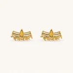 Mahakal Stud in 22K Yellow Gold