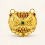 22KT Gold Mangalsutra Pendant with Meenagari