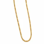Men's Biscuit Chain in 22K916 Hallmarked Gold